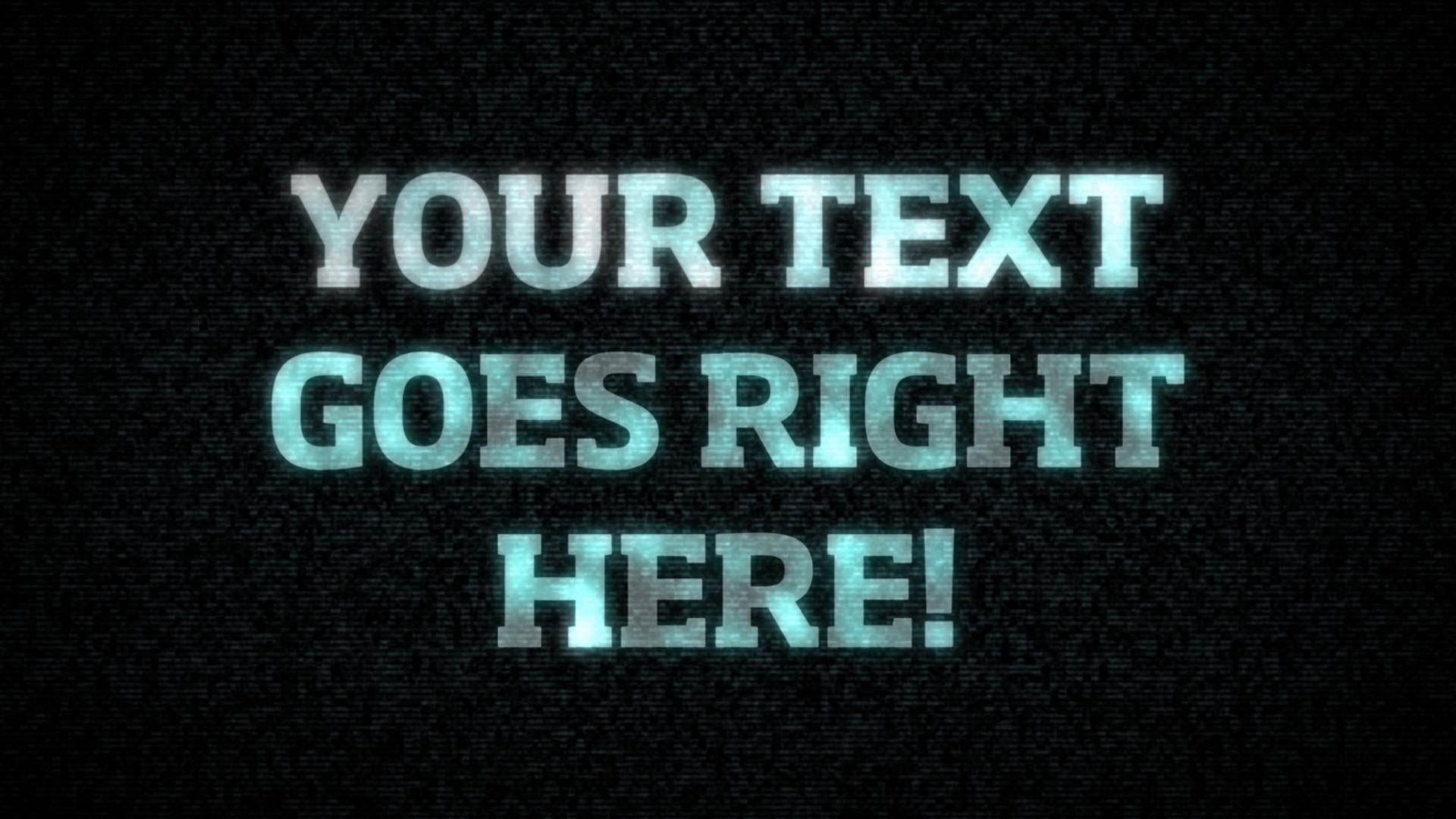 Glitchy Text Custom Video Loops For Mobile Djs Weddings