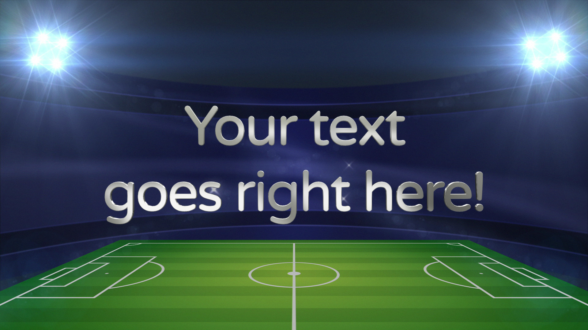 Football Text | Custom video loops for mobile DJs, weddings, theatre