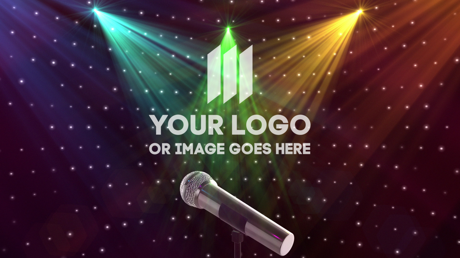 Image Karaoke Mic Custom logo animations and video loops for mobile